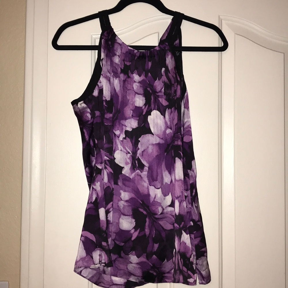 WHBM beautiful purple halter top